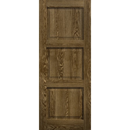 Sartodoors Slab Door Panel 42 x 84 inches, Ego 5010 Marble Oak, Wood Veneer Doors, Pocket Closet Sliding Bar EGO5010S-DMR-4284