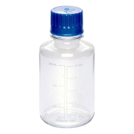 Zoro Select Media Bottle, PC, 146.7mm H, PK96 RPC0300