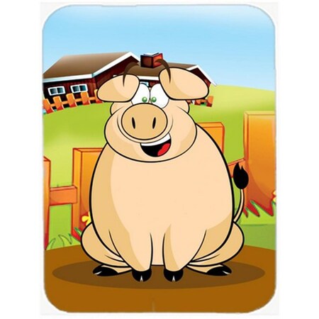 Carolines Treasures The Pig Glass Cutting Board, Large APH7635LCB