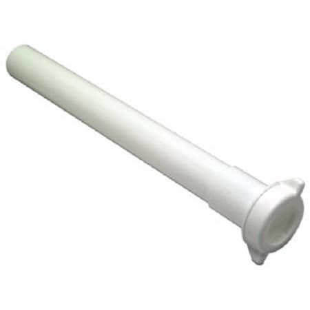Highkey Master Plumber White Plastic Lavatory Extension Tube LR572050