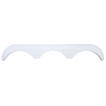 Icon Triple Axle Fender Skirt FS2660 for Sunnybrook - Polar White 12660
