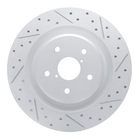 Dynamic Friction Co DFC Geoperformance Rotor - Drilled and Slotted 830-13044R