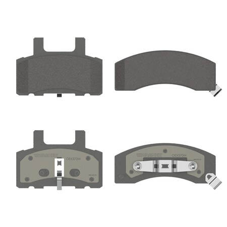Wagner Brake OEX Front Disc Brake Pad Set Premium Semi - Met,  OEX370M