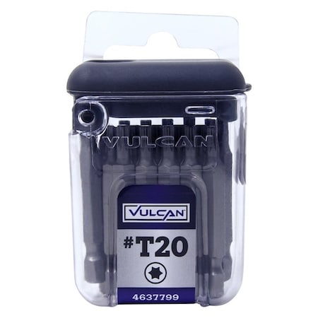 Vulcan Screwdriver Bit Set, Torx Drive, Molybdenum Steel 511371OR