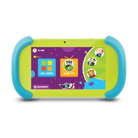 PBS KIDS Playtime Pad 2.0 7in HD Kid Safe Tablet Green -  CORE INNOVATIONS, PBSKD7200B