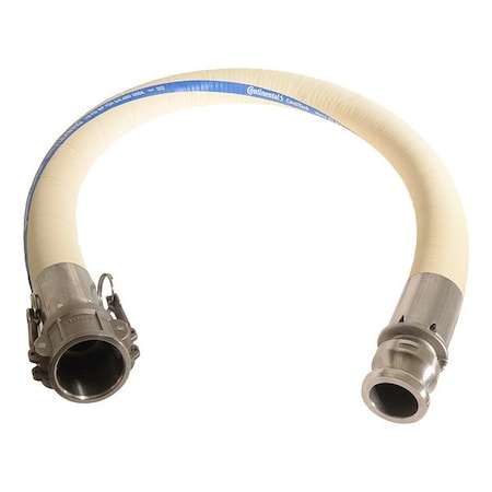 Continental 3" X 25' WHT FLXWNG FOOD SS SS C+E FTH300-25CE