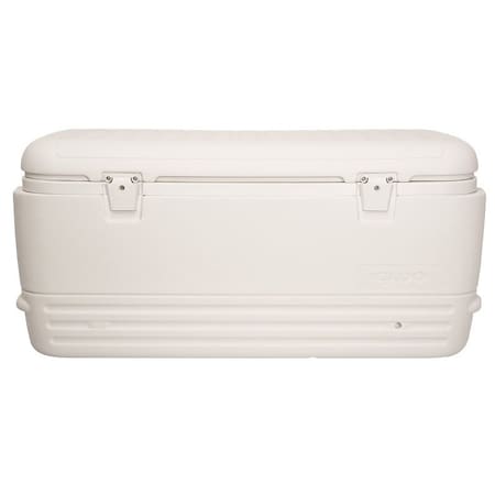 Igloo Polar Series 0044577 Chest Cooler, 120 qt Cooler, HDPE, White, 5 days Ice Retention 44577