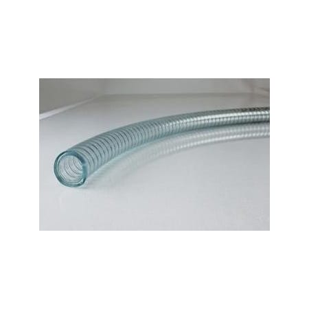 Jason Industrial 1-1/4in X 51ft PVC FDA CLEAR, SPRING WIRE 75 PSI, SOLD IN 50 FOOT LENGTH INCREMENTS 4600-1250