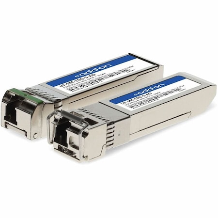 Add-On This 1 -Pair Of Ubiquiti Uf-Sm-10G-S Compatible Sfp+ Transceivers UF-SM-10G-S-AO
