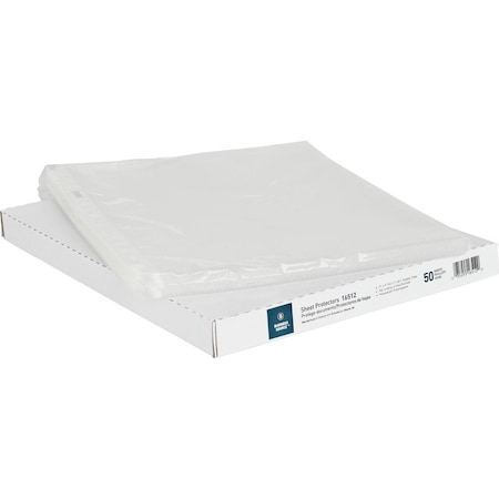 Business Source Sheet Protector, Clear, Polypropylene, PK5 BSN16512