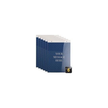 Officemate Vertical Sign Holder - 8.5in Width x 11in Height - 8.50in Holding Width x 11in Holding Height, 6PK 23060