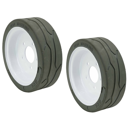 Mytee Products SkyJack Scissor Lift Tires 158437 12 x 4 - Plain, 2PK SL-SKY-12-4-PLAINx2