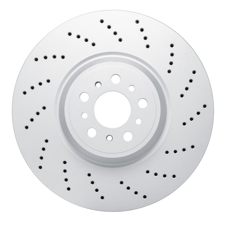 Dynamic Friction Co DFC GEOSPEC Coated Rotor - Drilled 624-31193D