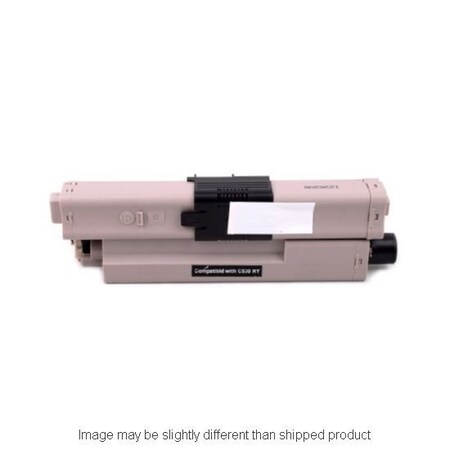 Okidata Replacement, BLACK Compatible Toner, 3,500 page yield 44469801