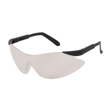 Bouton Optical Rimless Safety Glasses with Black Temple, I/O Lens and Anti-Scratch Coating 250-92-0002