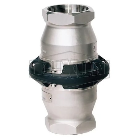 Dixon Mann-Tek by  Industrial Dry Disconnect Safety Breakaway Coupler, 2 in Nominal, 316 SS, Domestic SBC200SS