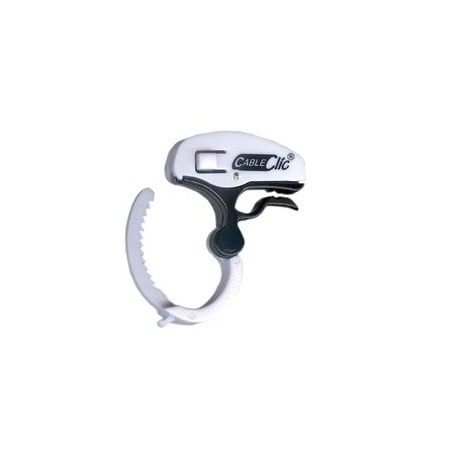 Cable Wholesale Cable Wrap, 5/8 in Max Bundle Dia., Black, White, Polymer, Stainless Steel, 20 PK 30CA-09220