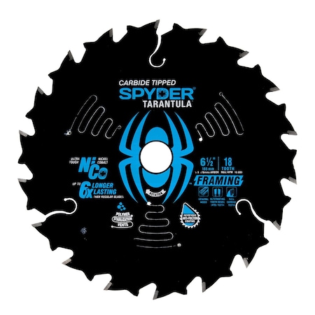 Spyder 6-1/2in 18T Framing Blade 13030