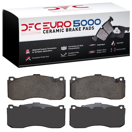 Dfc 5000 Euro Ceramic, Disc Brake Pad Set, 1600-1371-00