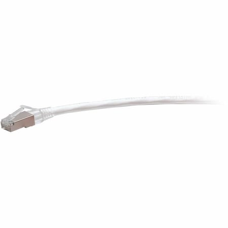 C2G QS 6IN/0.15M WHT BOOTED C6A STP CM TAA C2G43959