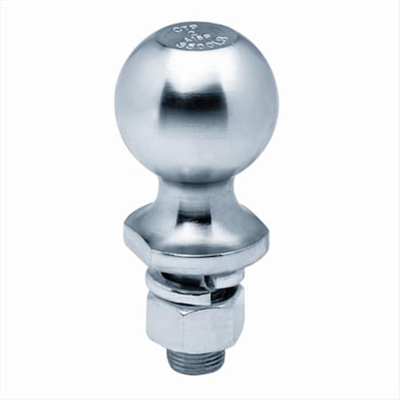 Hands On Hitch Ball, 2 x 0.75 x 1.5 In. 3, 500 Lbs. GTW Zinc, 2 x 2 x 4.12 in. HA727436