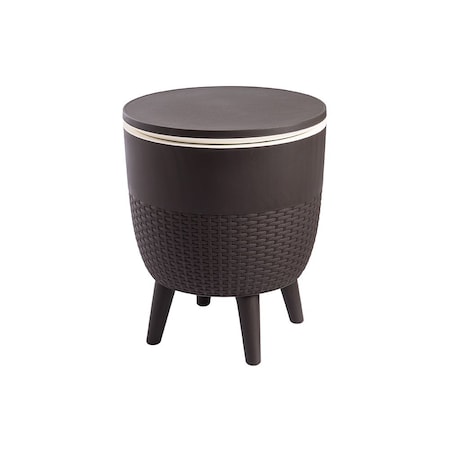 Lagoon Cancun Resin All Weather 2-In-1 Side Table and Cooler 7035N3-SSLGS