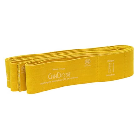 Fabrication Enterprises 6 ft. Cando Multi-Grip Exerciser, Gold - 3X-Heavy 1719471