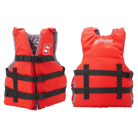 Seachoice General Purpose Vest Red, Adult 85453