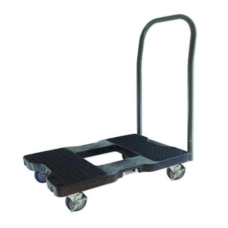 Hot House Designs Push Cart Dolly with 4 in. Casters, Black HO516525