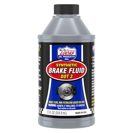 Lucas Oil Products DOT 3 Brake Fluid 12 oz 10825