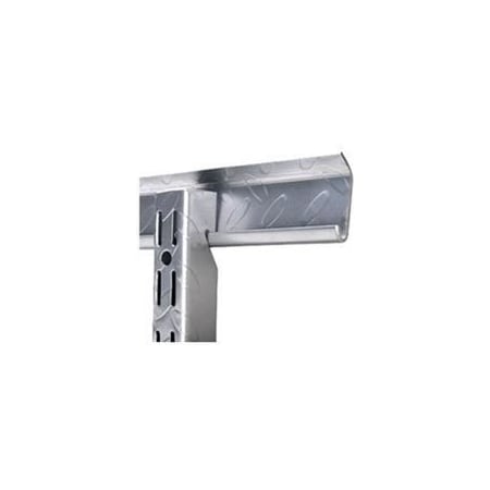 Knape & Vogt HEAVYWEIGHT Hang Track, 400 lb, 2 in W, 40 in H, Steel, Platinum 0221-40PM