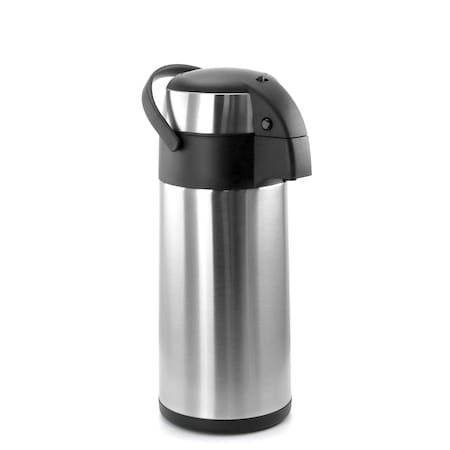 Megachef 5.3 Quart Stainless Steel Airpot Hot Water Dispenser for Coffee and Tea MG-ASUC050