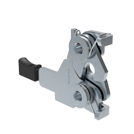Southco Rotary Push To Close Latch, Medium Size, Hand Operated Trigger, 8.33 mm .33 in Through Hole R4-20-10-401-10