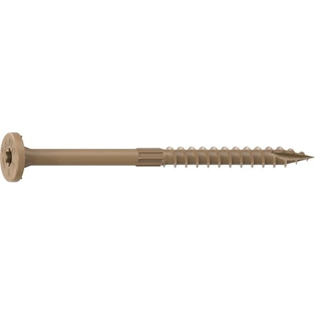 Camo Framing Screw, 0.16 in Thread, 3 in L, Flat Head, Star Drive, Slash Point, PROTECH Ultra 4 Coated, 150 0355174