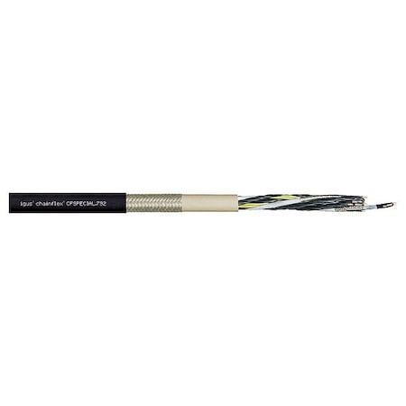 Chainflex Hybrid Cable, Black, 1.4 in - OD, 600 V CFSP-792-011