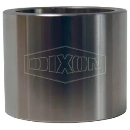 Dixon Convoluted Crimp Collar, 1/4 in Nominal, 304 Stainless Steel SSC-T04-1