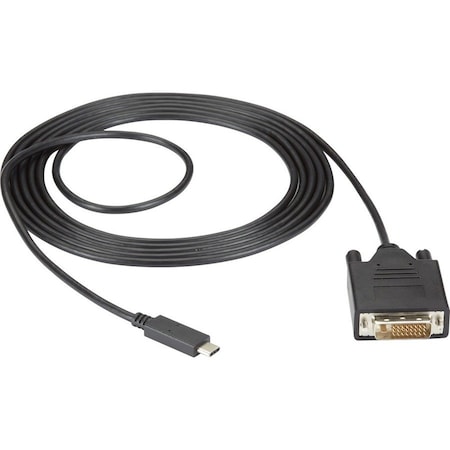 Black Box BLACK BOX USB-C Adapter Cable, USB-C To Dvi Adapter, 1080p At 60hz, Dp 1.2 Alt Mode, 10-ft VA-USBC31-DVID-010
