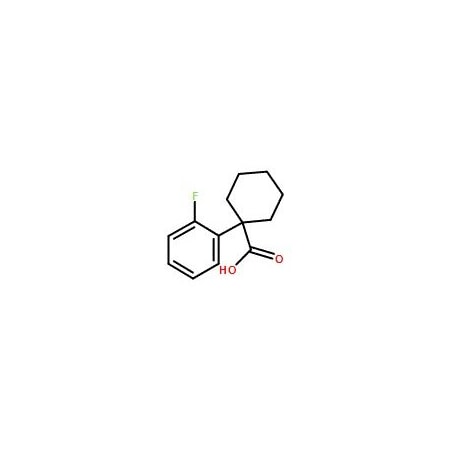 Ak Scientific 2-Fluorophenylcyclohexyl carboxylic acid (100mg), CAS 106795-66-8 X4915-100mg