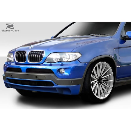 Duraflex 2000-2006 BMW X5 4.8Is Look Front Lip Spoiler, Signature Black - 1 Piece 113679