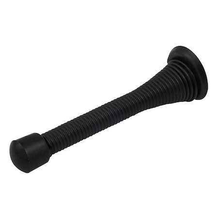 Sure-Loc DS3 FBL Spring Door Stop, Steel, Flat Black DS-3 FBL