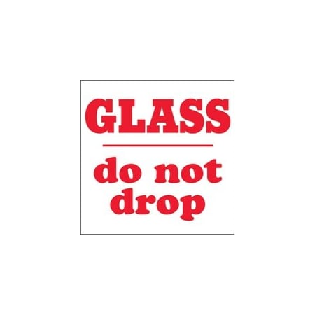 Bubblefast 4 x 4'' - ''Glass - Do Not Drop'' Labels BFSCL595R