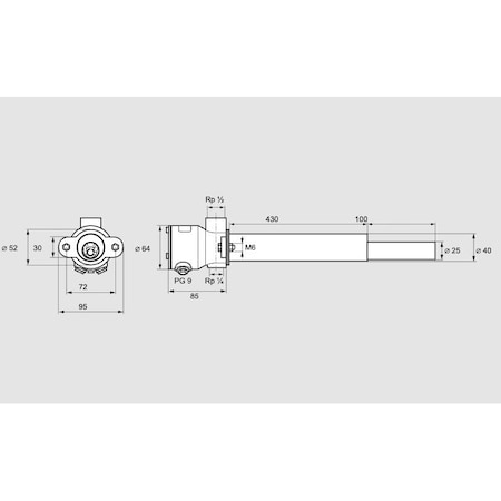 Honeywell Kromschroder Pilot Burner ZKIHB 430/100R – Forced Air, Multi-Fuel, Threaded Connection KS84217040