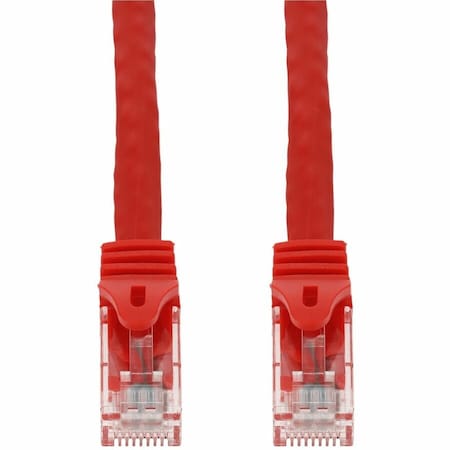 Add-On 1FT RED CAT 6 PVC ETHERNET CABLE SNAGLESS EASY BOOT RJ-45 M/M ADD-1FCAT6SN-RD