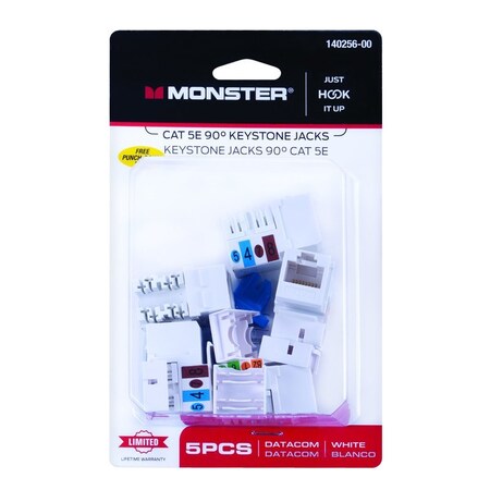 Monster Cable Just Hook It Up Adapter 350 MHz, 5PK 140256-00