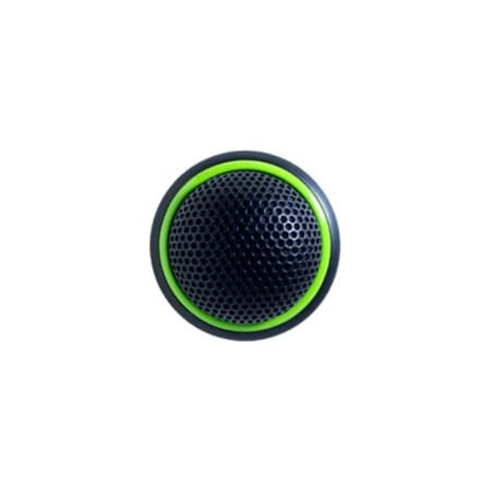 Shure ROUND MINIATURE BOUNDARY MICROPHONE, OMNIDIRECTIONAL, LED LIGHT RING, 5-PIN XLR, MX395B/O-LED