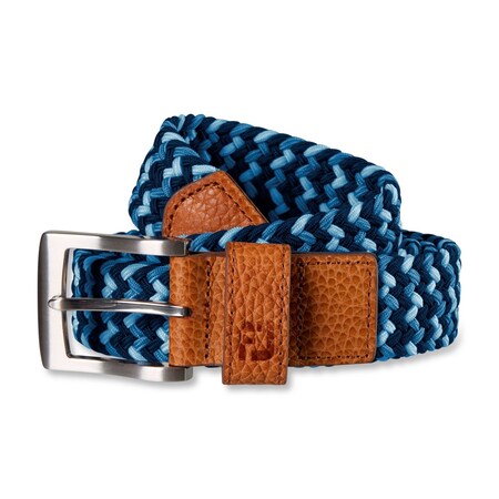 Footjoy Woven Golf Belt - Navy Tonal/Long FTJWOVGBLTNVYT
