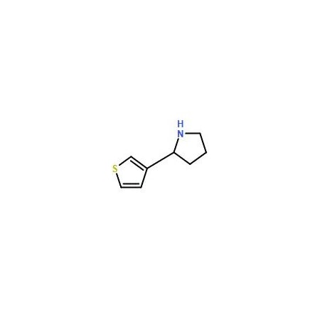 Ak Scientific 2-Thiophen-3-yl-pyrrolidine (1g), CAS 298690-85-4 Q620-1g