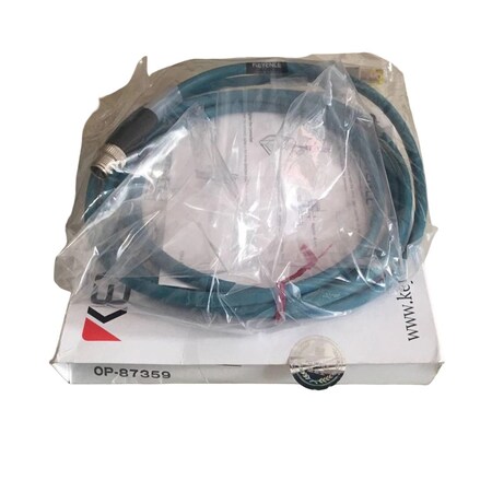 Keyence Barcode Scanner Ethernet Cable NFPA79 Compatible, 2 m OP-87359