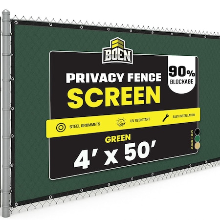 Boen Priv Netting, Grn, Reinf Grmt, 4ftX50 ft PN-30064