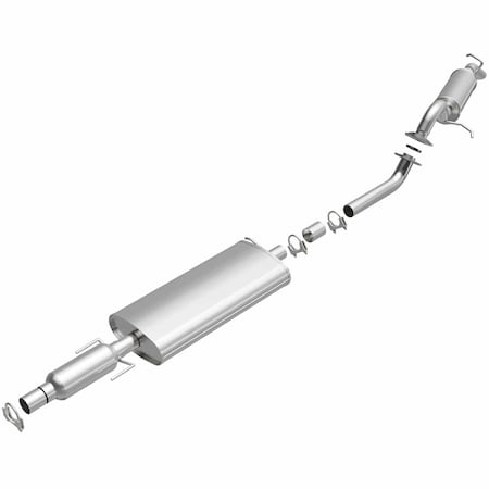 Bre Exhaust Exhaust System, Aluminized Steel; With Mufflers; 2-1/4 Inch Pipe Diameter; Single Exhaust 106-0062